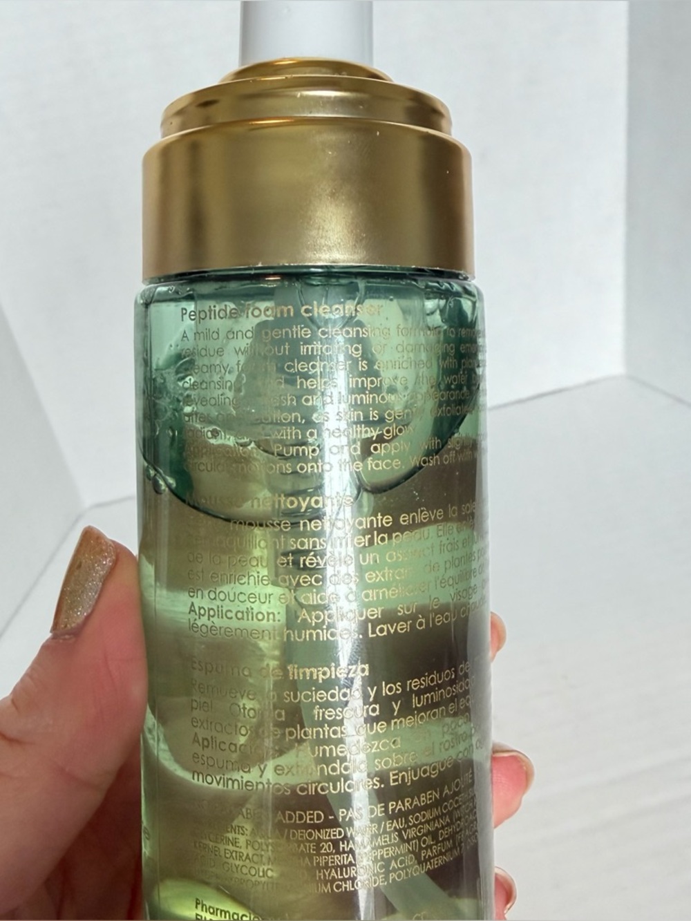 Pharmaciopy Peptide Foam Cleanser 150mL/5.1 oz Mild Gentle AHA Alfalfa No Cap - Picture 6 of 8